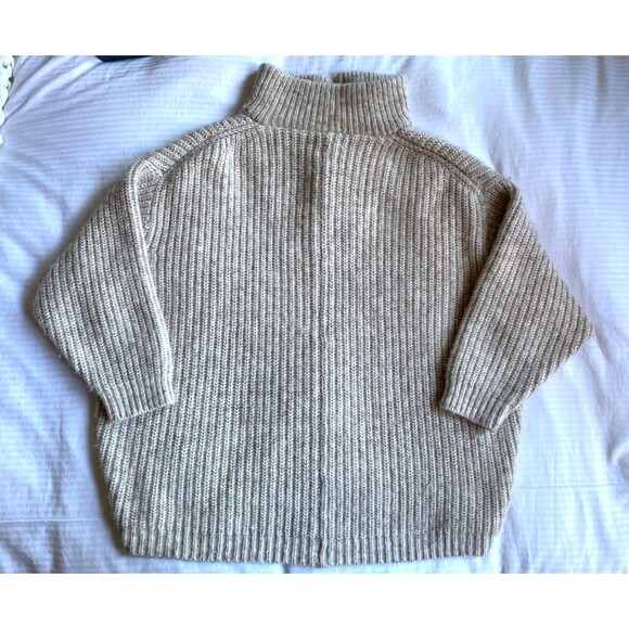 HATCH Maternity Women's THE JO SWEATER Cotton/Alpaca Size 1 (S 2-4) $328 Oatmeal - Picture 13 of 15
